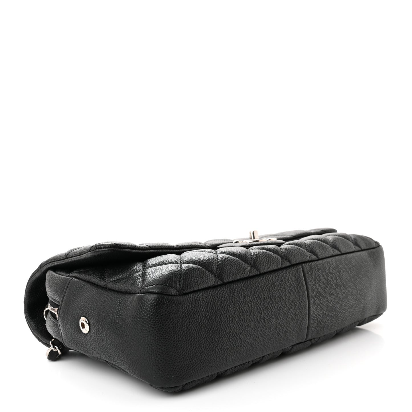 Caviar Quilted Jumbo Easy Flap Black