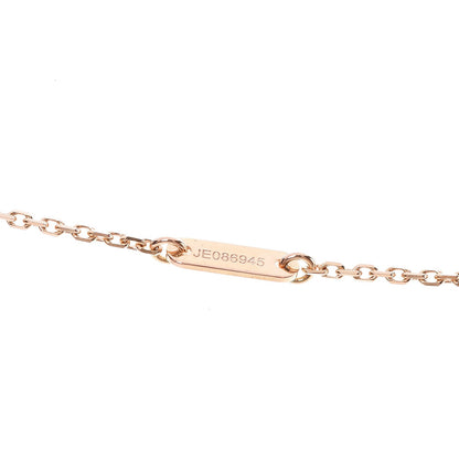 Van Cleef & Arpels 18K Rose Gold Carnelian Sweet Alhambra Pendant Necklace 4 of 6