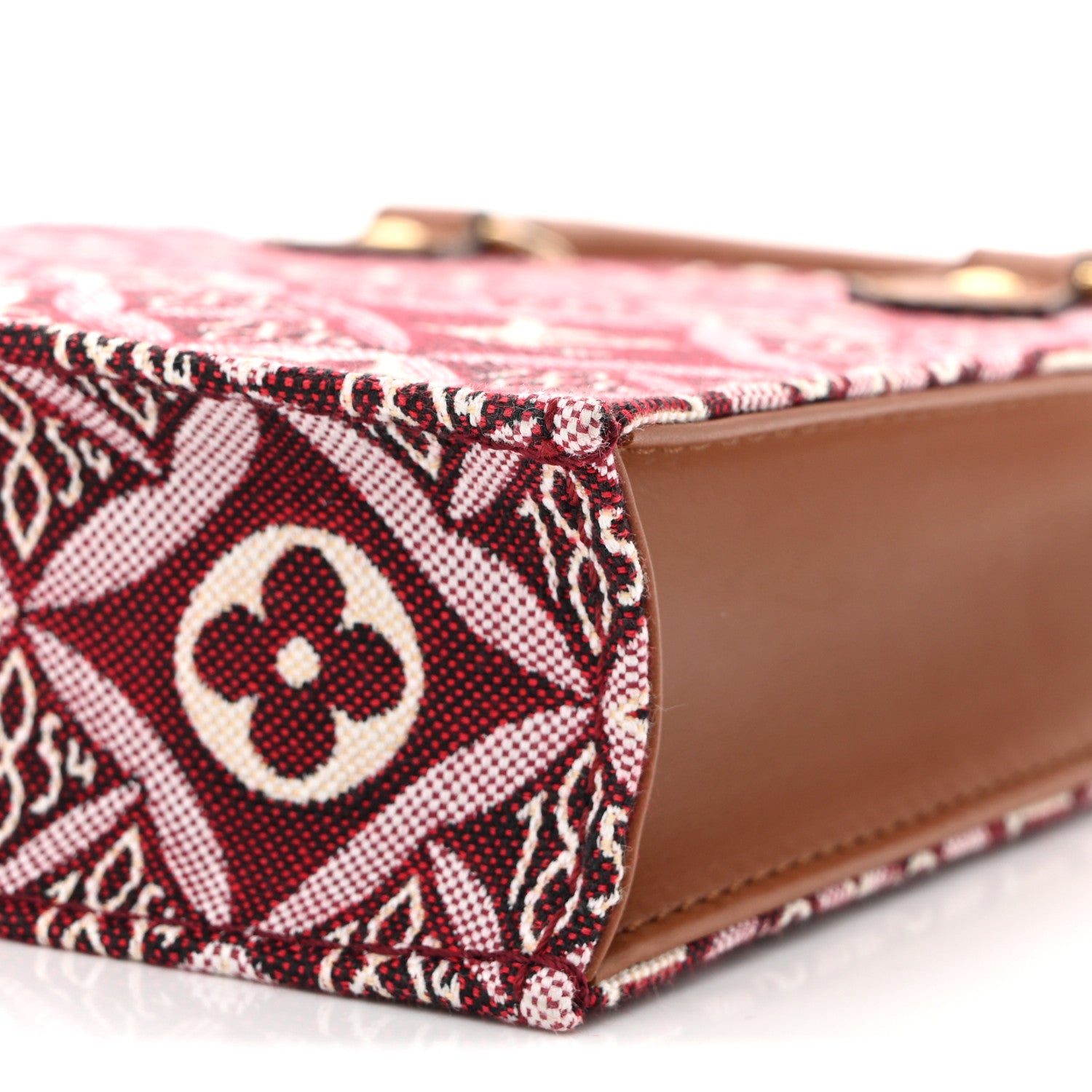 Louis Vuitton パテキ　ノベルティ Louis Vuitton Jacquard Since 1854 Petit Sac Plat Bordeaux 1907263