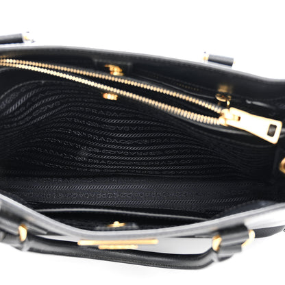 Prada Saffiano Medium Galleria Double Zip Tote Black 7 of 13