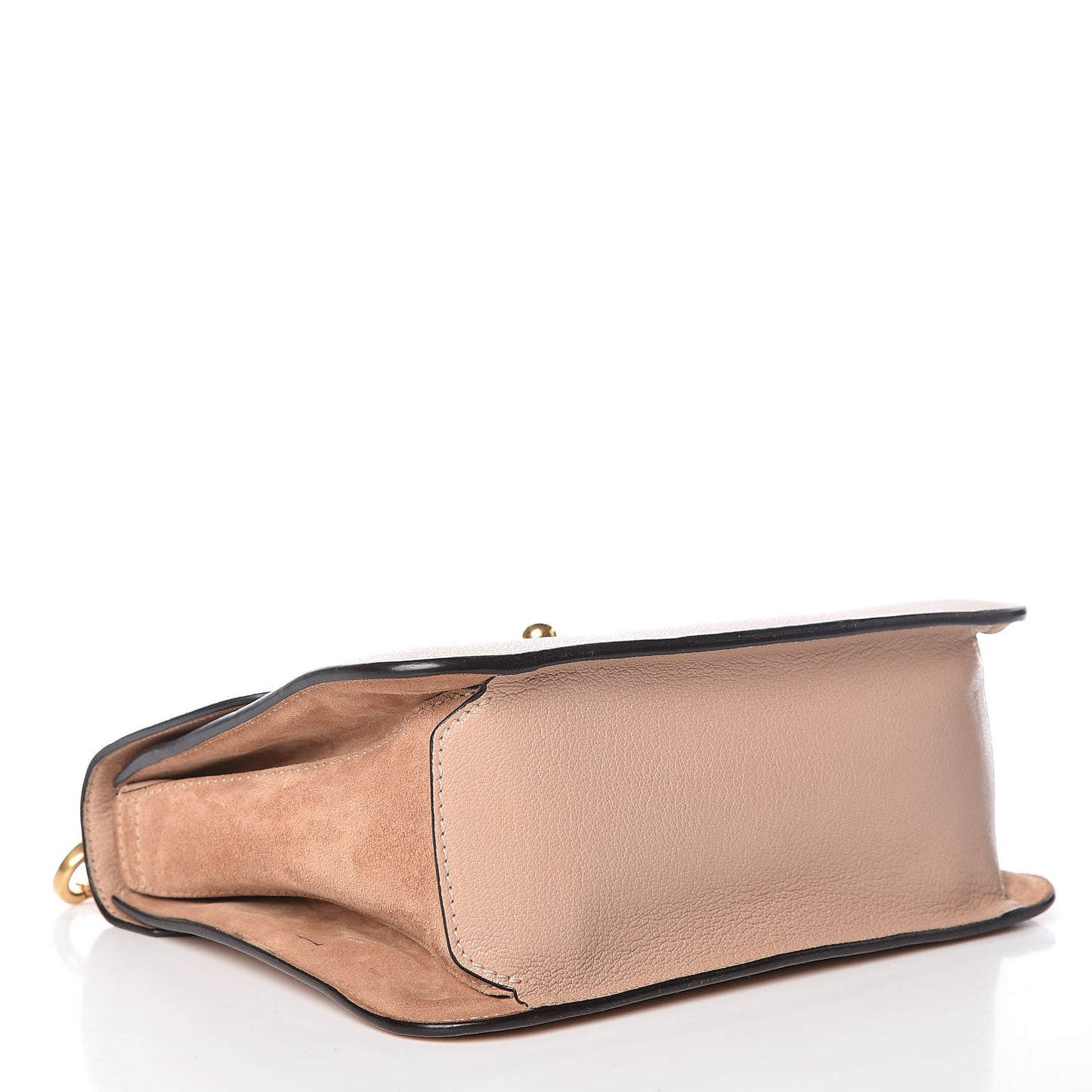 Goatskin Medium Mily Shoulder Bag Biscotti Beige