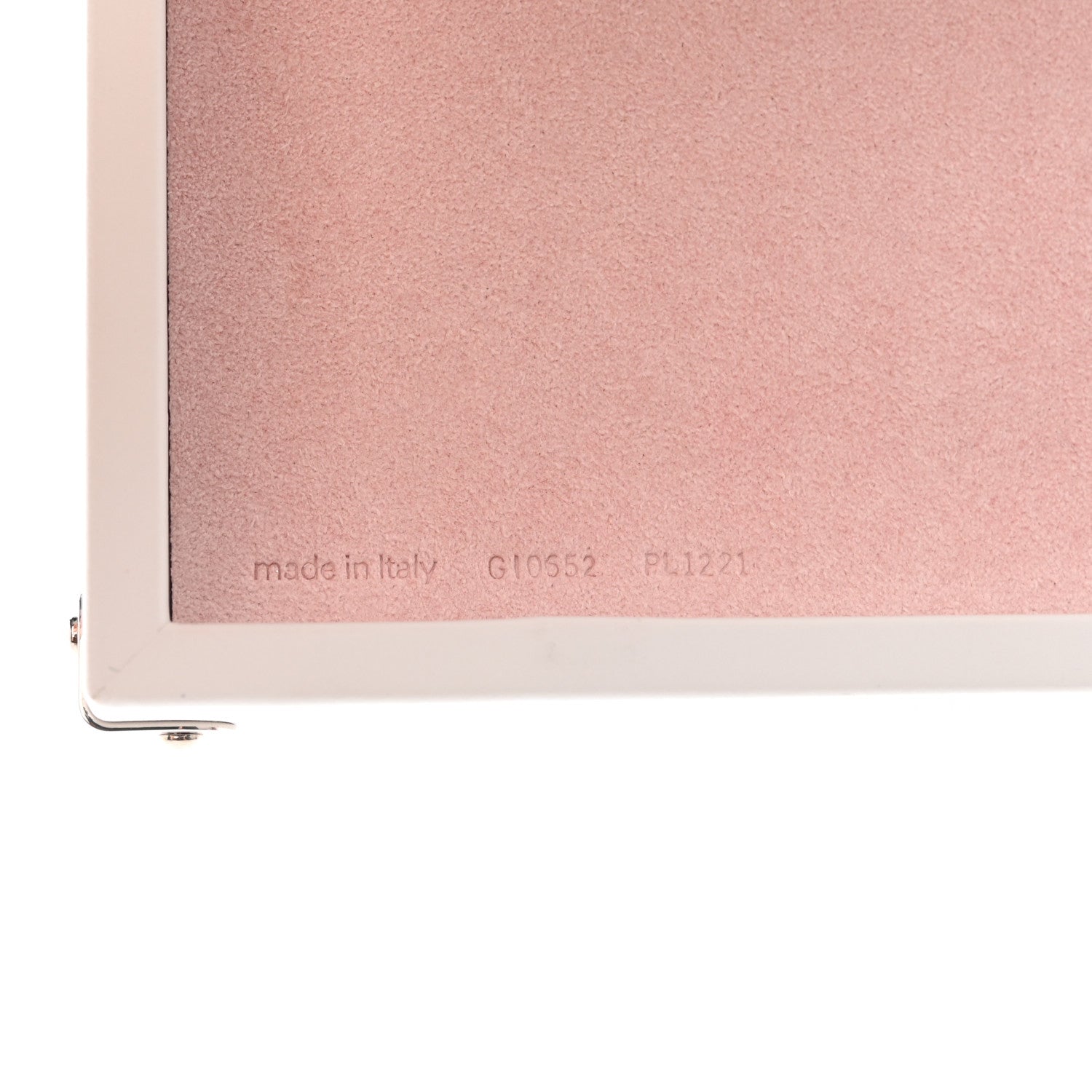 Louis Vuitton Calfskin Mirror Monogram Etched Jewelry Box Trunk White 11 of 12