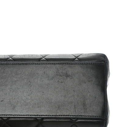Chanel Lambskin Quilted Shopping Tote Black 15 of 16