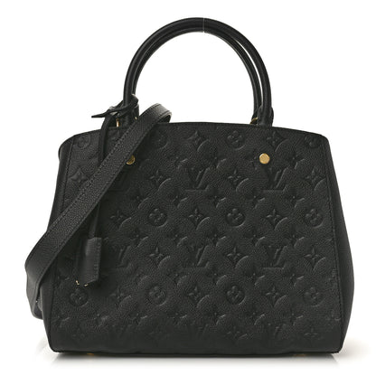 Louis Vuitton Empreinte Montaigne MM Black 1 of 10