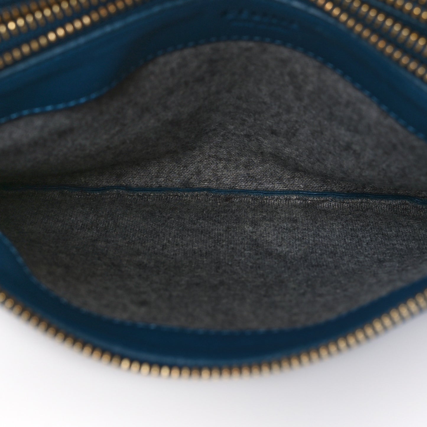 Lambskin Small Trio Crossbody Metallic Blue