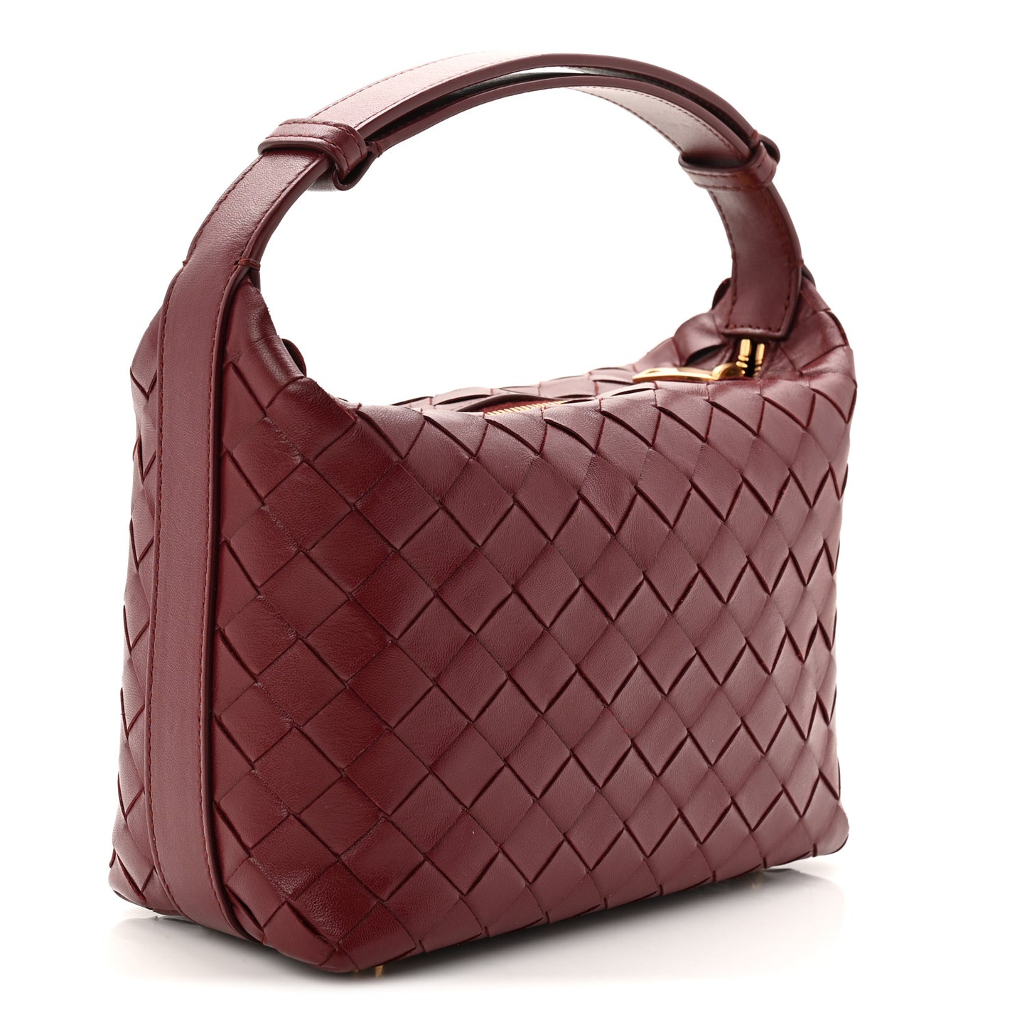 Calfskin Nappa Intrecciato Mini Wallace Barolo