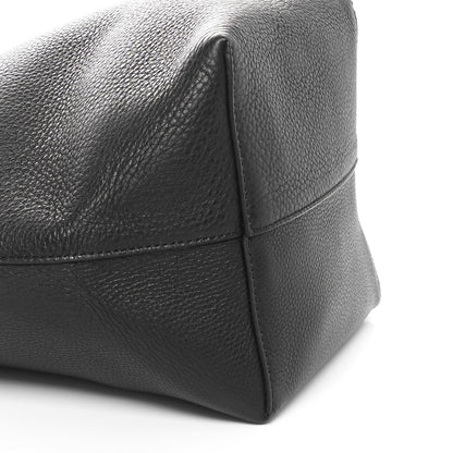 The Row Grained Calfskin Medium N/S Park Tote Black 8 of 9