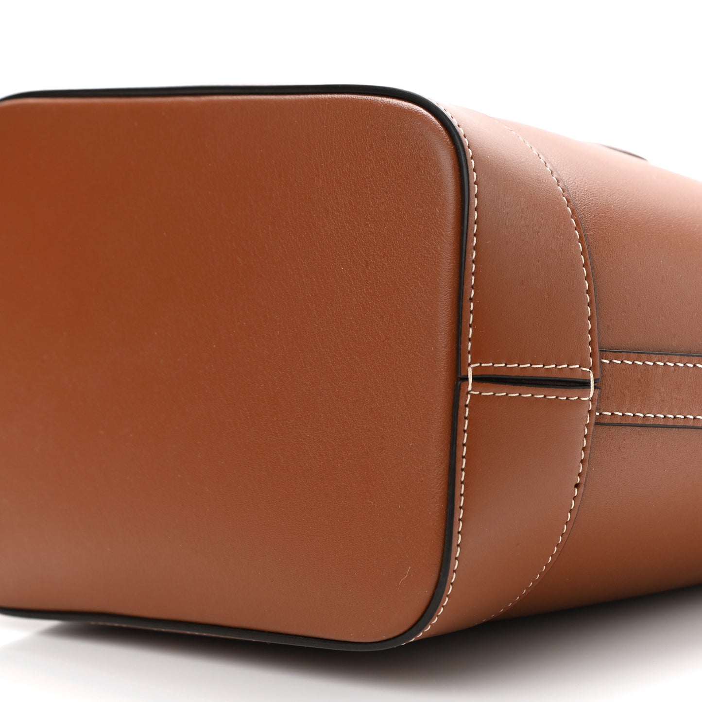 Smooth Calfskin Small Cuir Triomphe Bucket Bag Tan