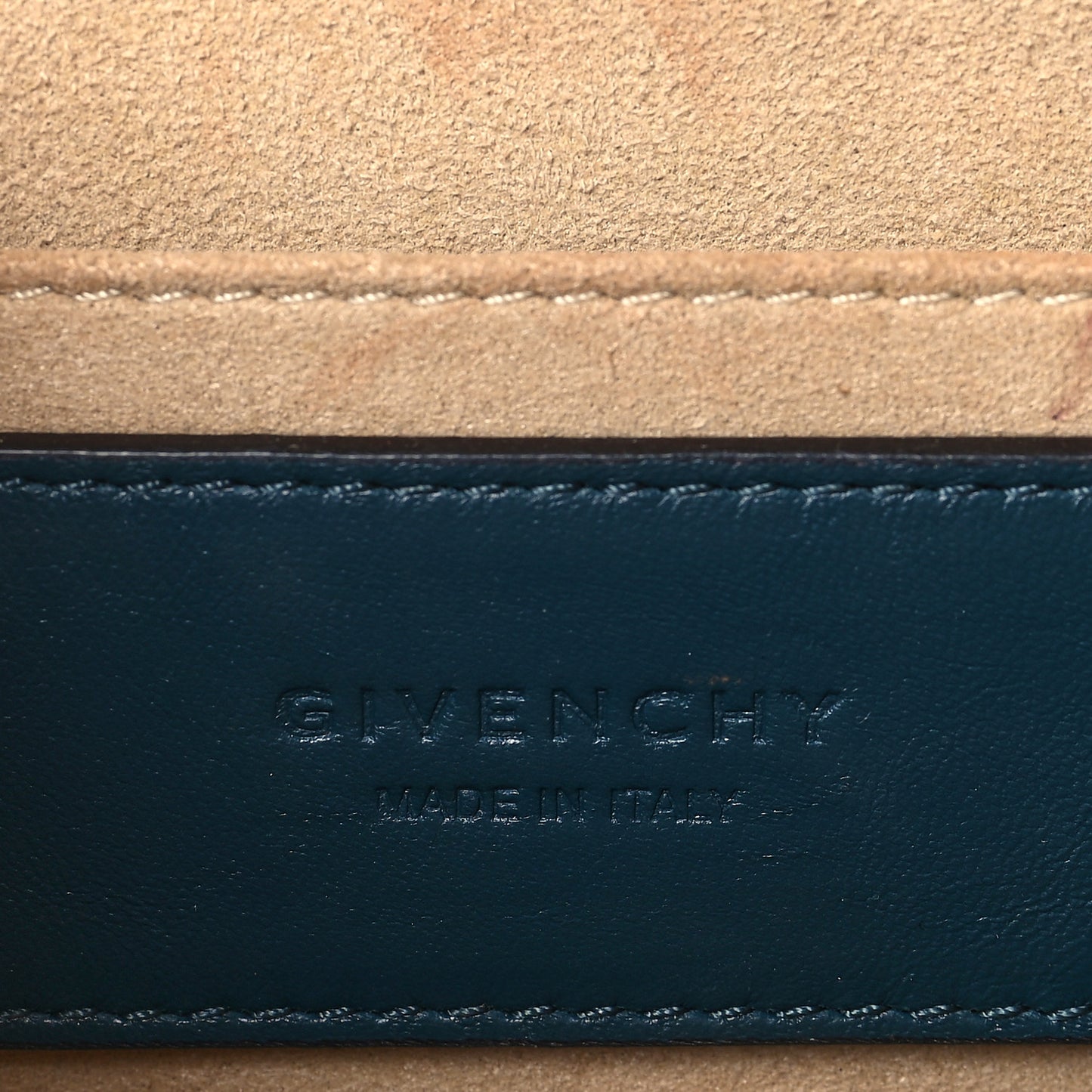 Calfskin Snakeskin Effect Small Charm Shoulder Bag Blue