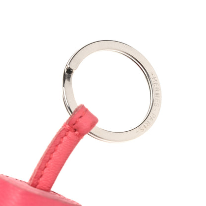 Hermes Lambskin Carmen Tassel Key Holder Rose Lipstick 3 of 3