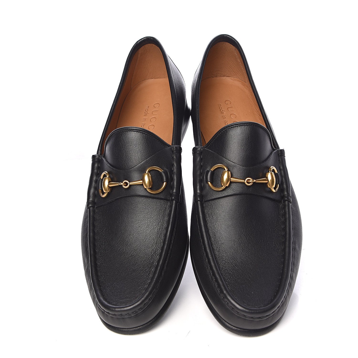 Gucci Calfskin Miro Soft Mens Horsebit Loafers 8.5 Black 5 of 9