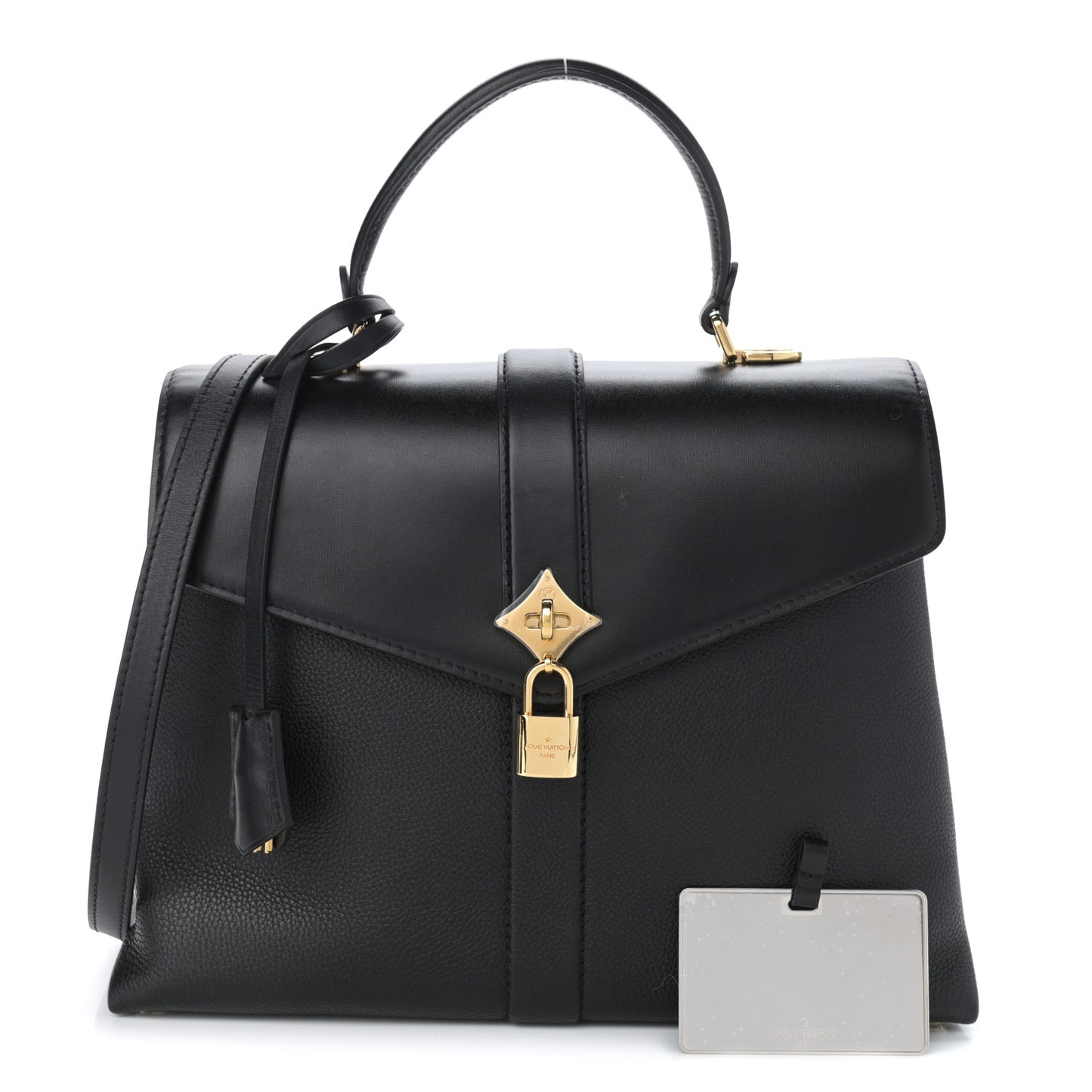 Grained Smooth Calfskin Rose Des Vents MM Black