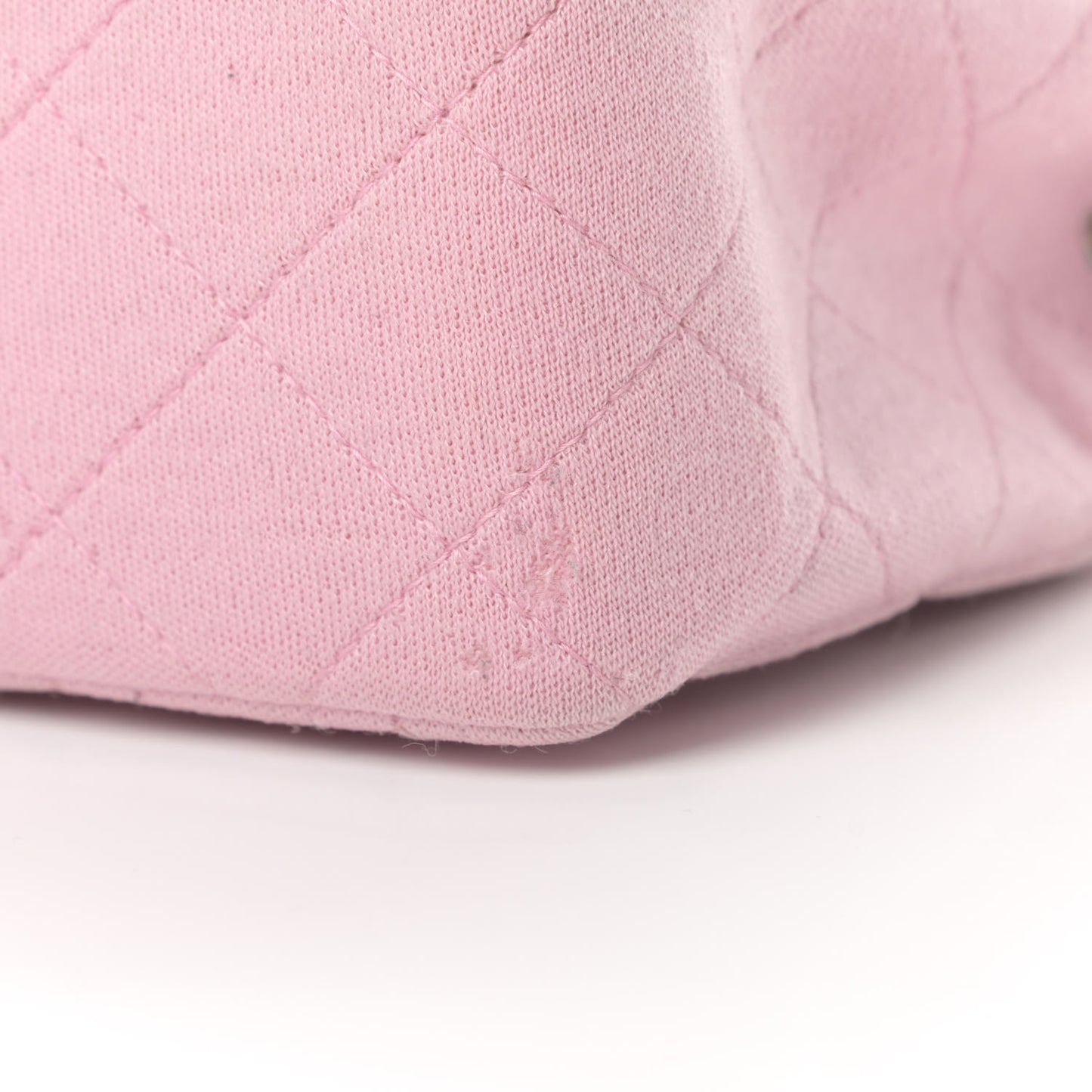 Jersey Quilted Mini Square Flap Pink