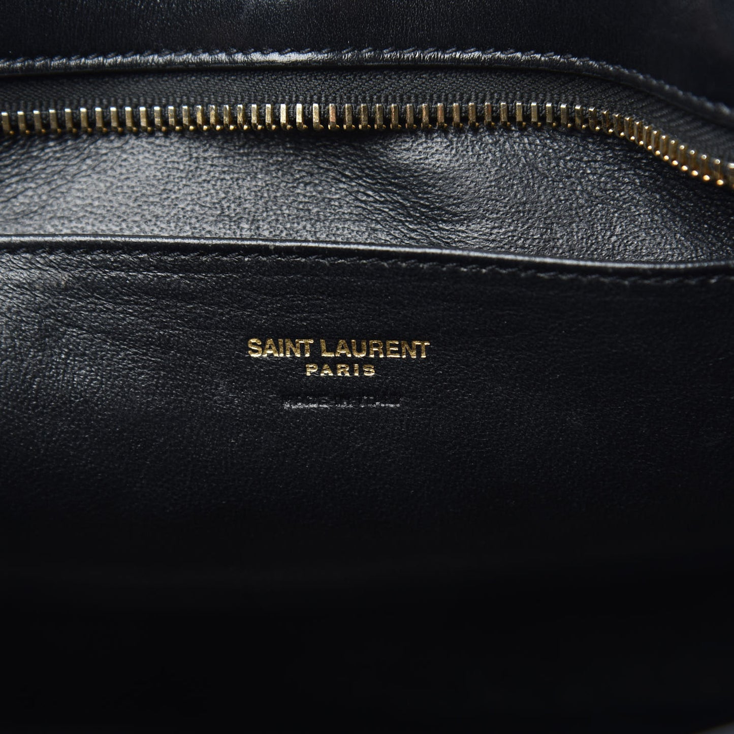 Calfskin Monogram Baby Cabas Black