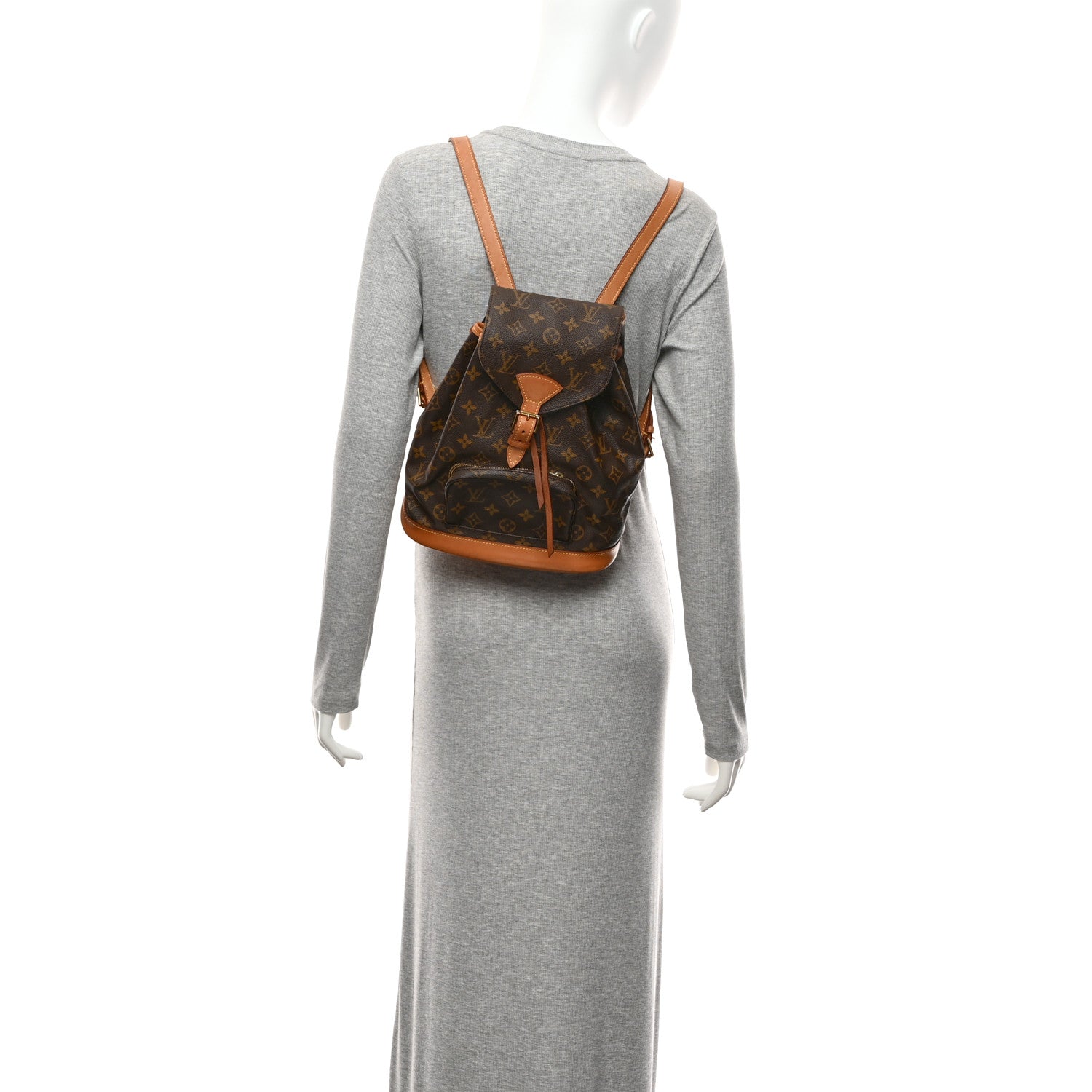 Louis Vuitton Monogram Montsouris MM Backpack 2 of 10