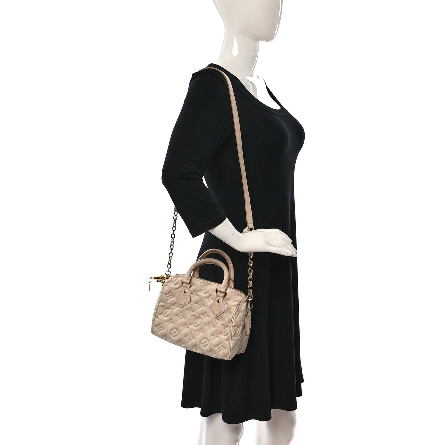 Empreinte Monogram Summer Stardust Speedy Bandouliere 20 Beige Clair