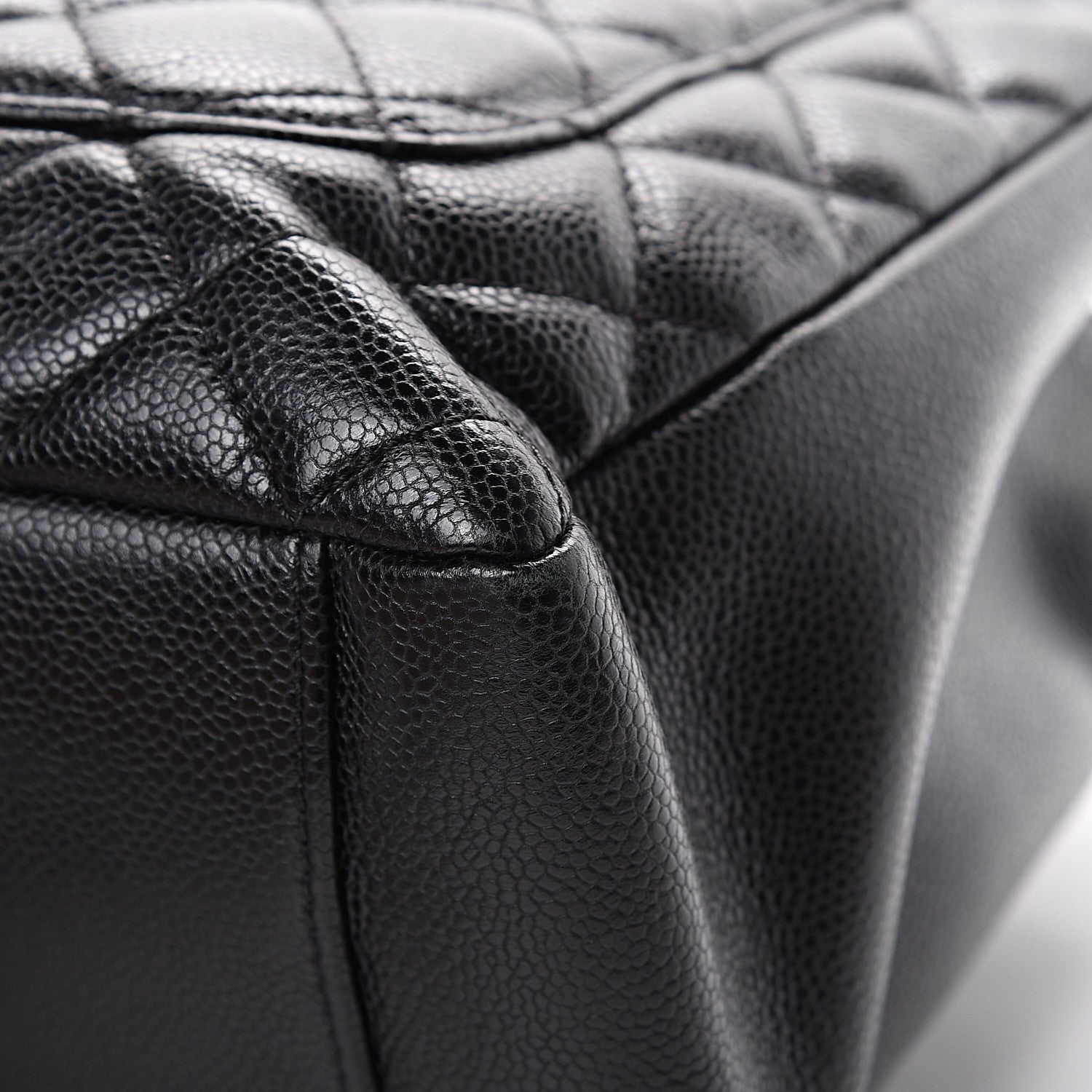 Chanel Caviar Quilted Grand Shopping Tote GST Black 10 of 13