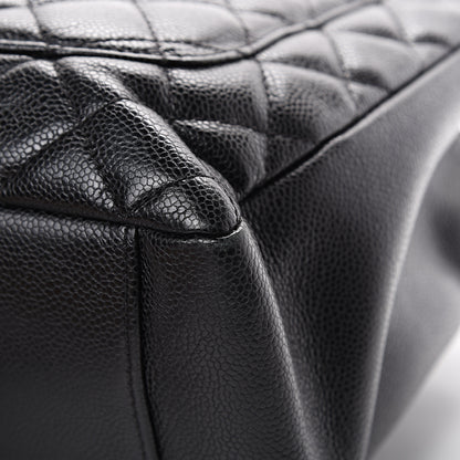 Chanel Caviar Quilted Grand Shopping Tote GST Black 10 of 13
