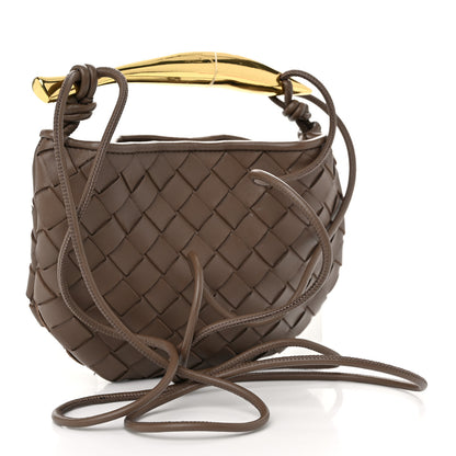 Bottega Veneta Nappa Intrecciato Mini Sardine Bag Taupe Grey 3 of 9