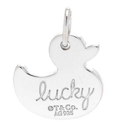 Tiffany Sterling Silver Lucky Duck Charm 3 of 4
