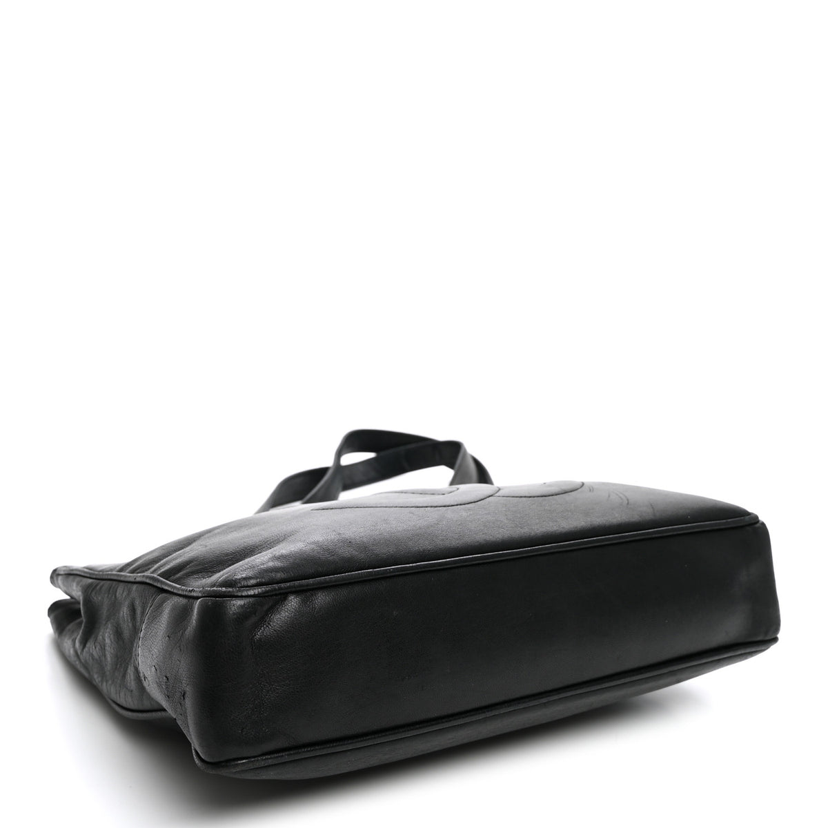 Lambskin CC Shoulder Bag Black