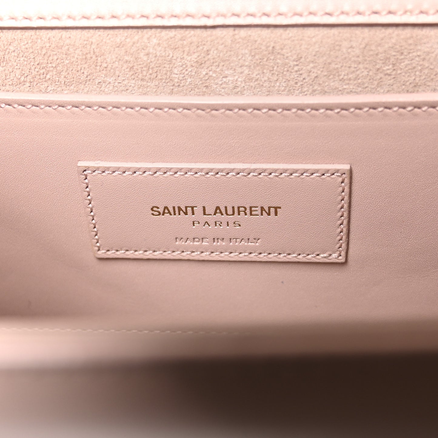 Smooth Calfskin Medium Classic Monogram Kate Tassel Satchel Pink