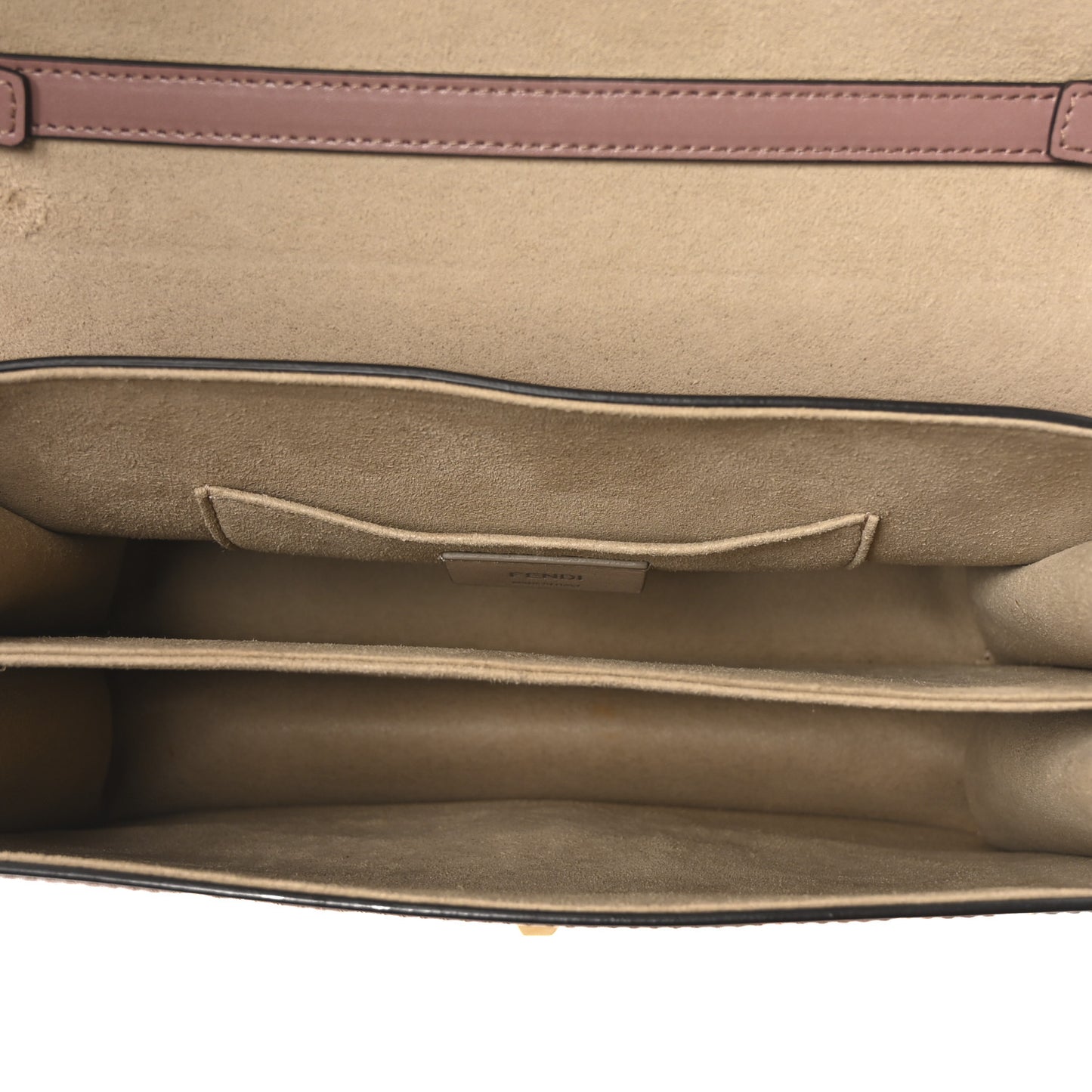 Vitello Liberty Scalloped Studded Kan I Shoulder Bag English Rose