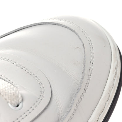 Chanel Calfskin CC Womens Sneakers 38 White Black 11 of 13