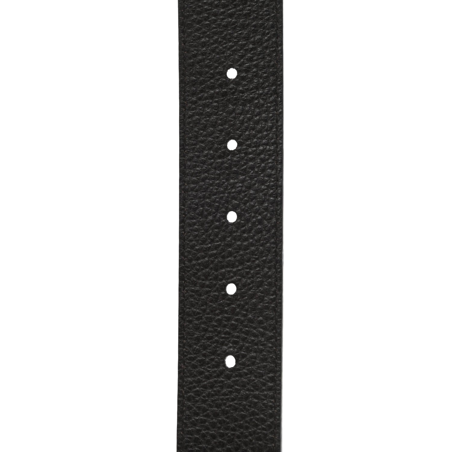Gucci Calfskin Double G Reversible 37mm Belt 95 38 Black Cocoa 5 of 6