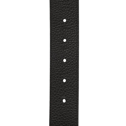 Gucci Calfskin Double G Reversible 37mm Belt 95 38 Black Cocoa 5 of 6
