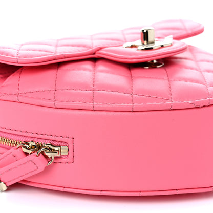 Chanel Lambskin Quilted CC In Love Heart Bag Pink 5 of 11
