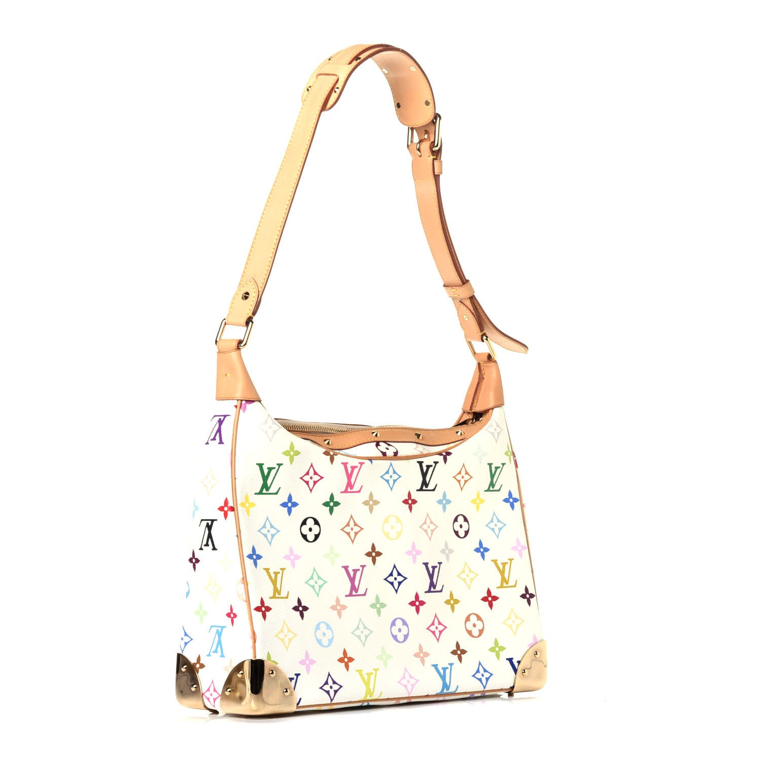 Louis Vuitton Monogram Multicolor Boulogne White 3 of 8