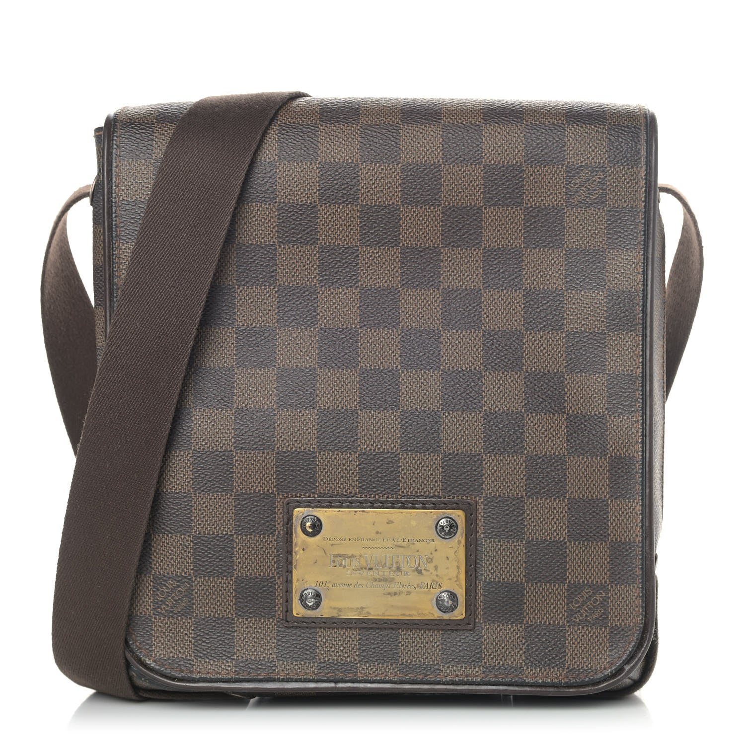Louis Vuitton Damier Ebene Brooklyn PM 1 of 10