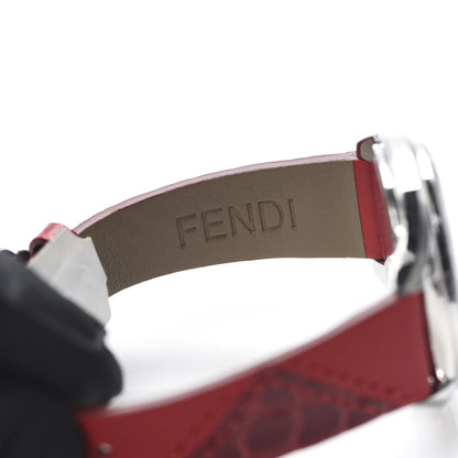 Fendi Stainless Steel Calfskin 34mm Momento Date Quartz Watch 7 of 8