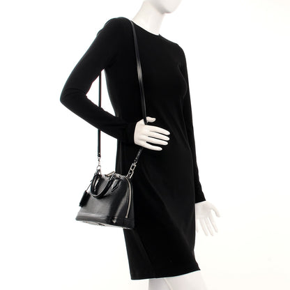 Louis Vuitton Epi Alma BB Black 2 of 12