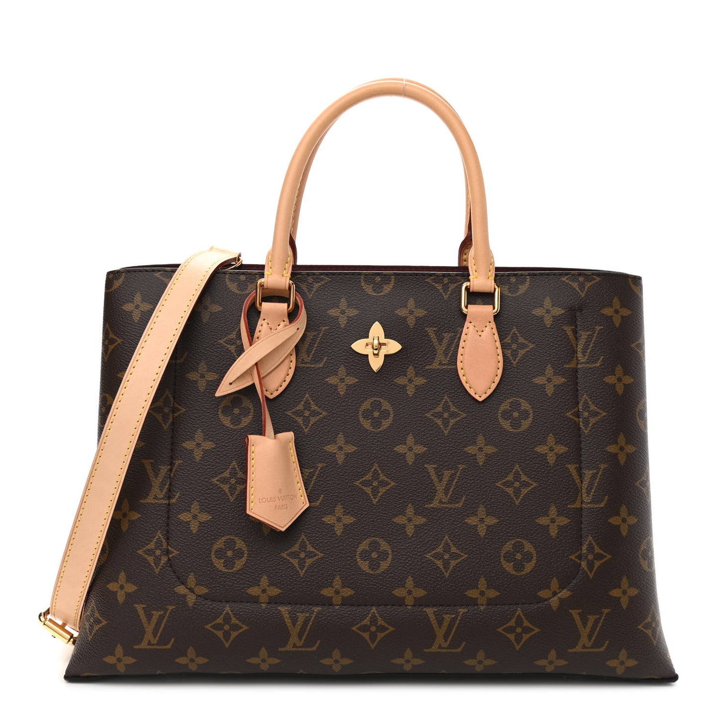 Monogram Flower Tote