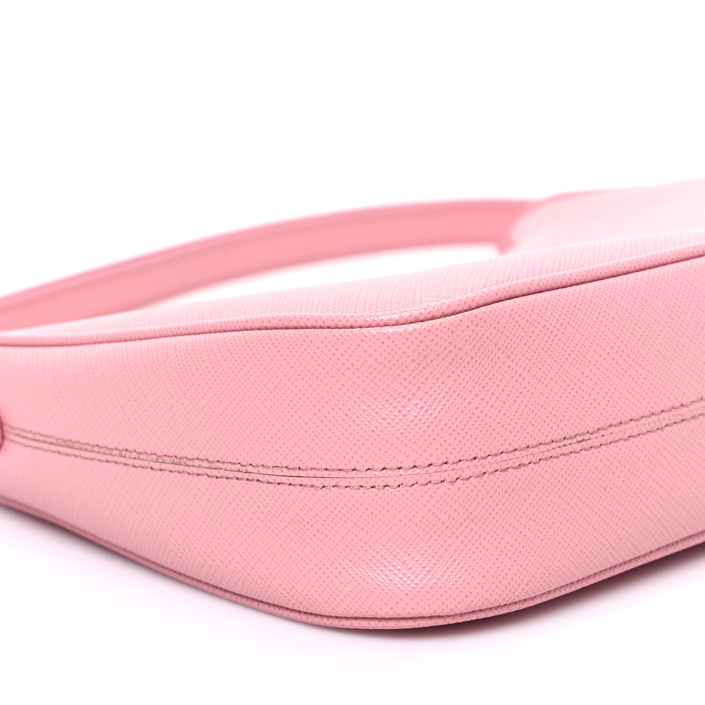 Saffiano Lux Mini Re-Edition Shoulder Bag Petalo