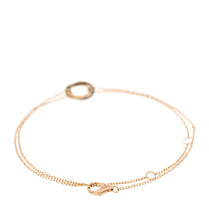 Cartier 18K Pink Yellow White Gold Trinity Bracelet 2 of 3