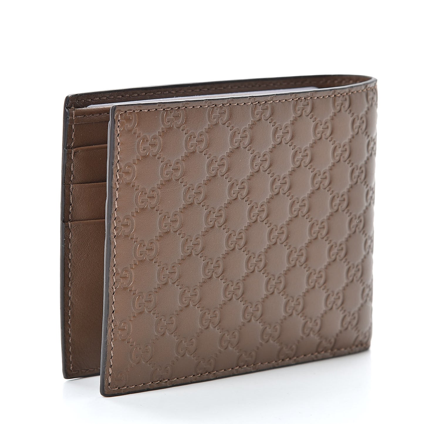 Microguccissima Bi-Fold Wallet Acero