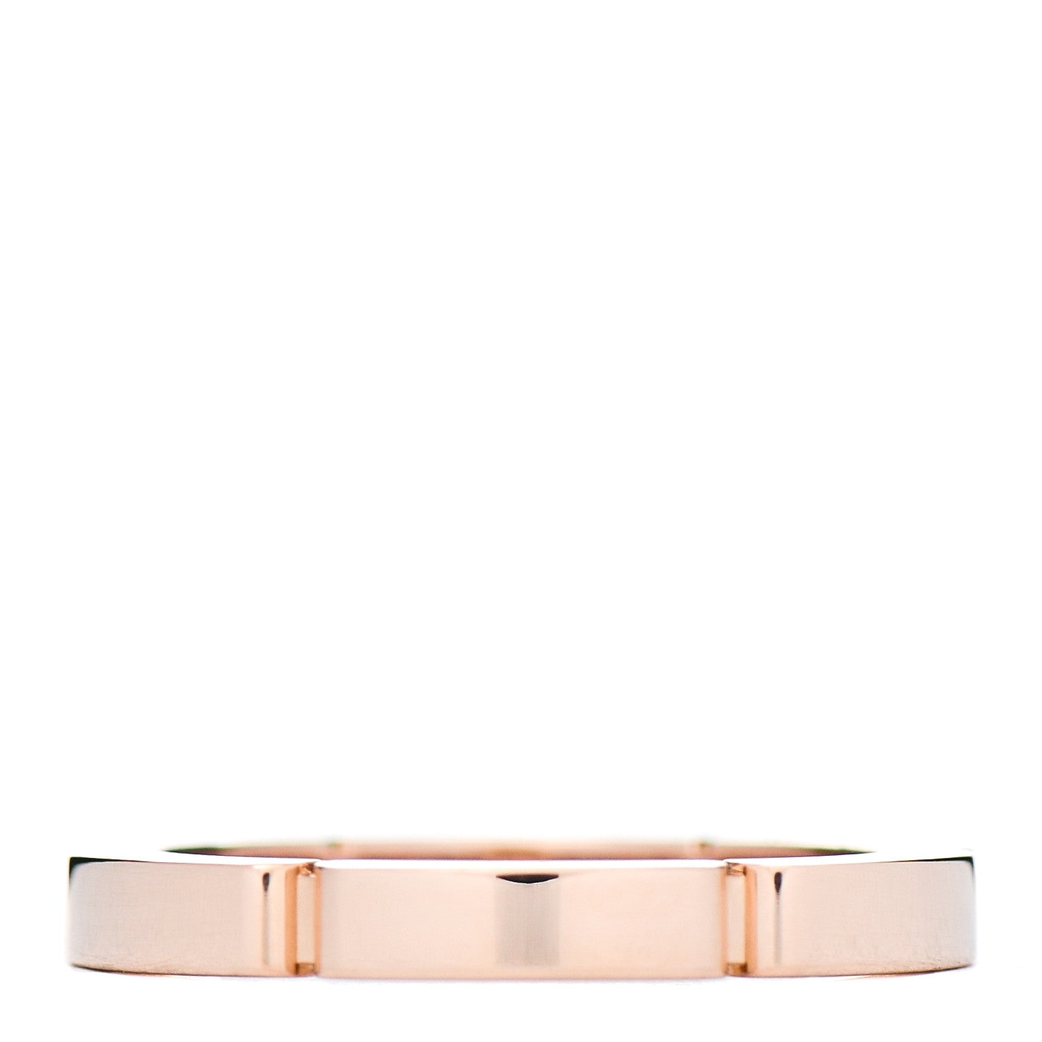 Cartier 18K Pink Gold Diamond Maillon Panthere Wedding Band Ring 49 5 3 of 5