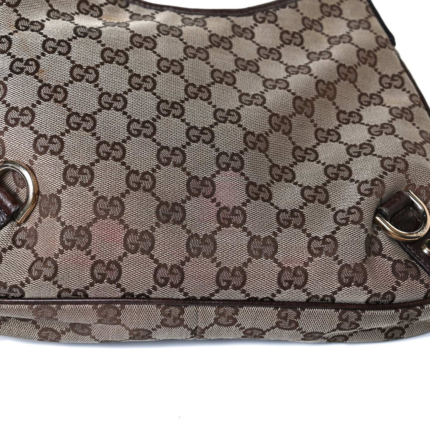 Monogram Medium Abbey D Ring Hobo Brown