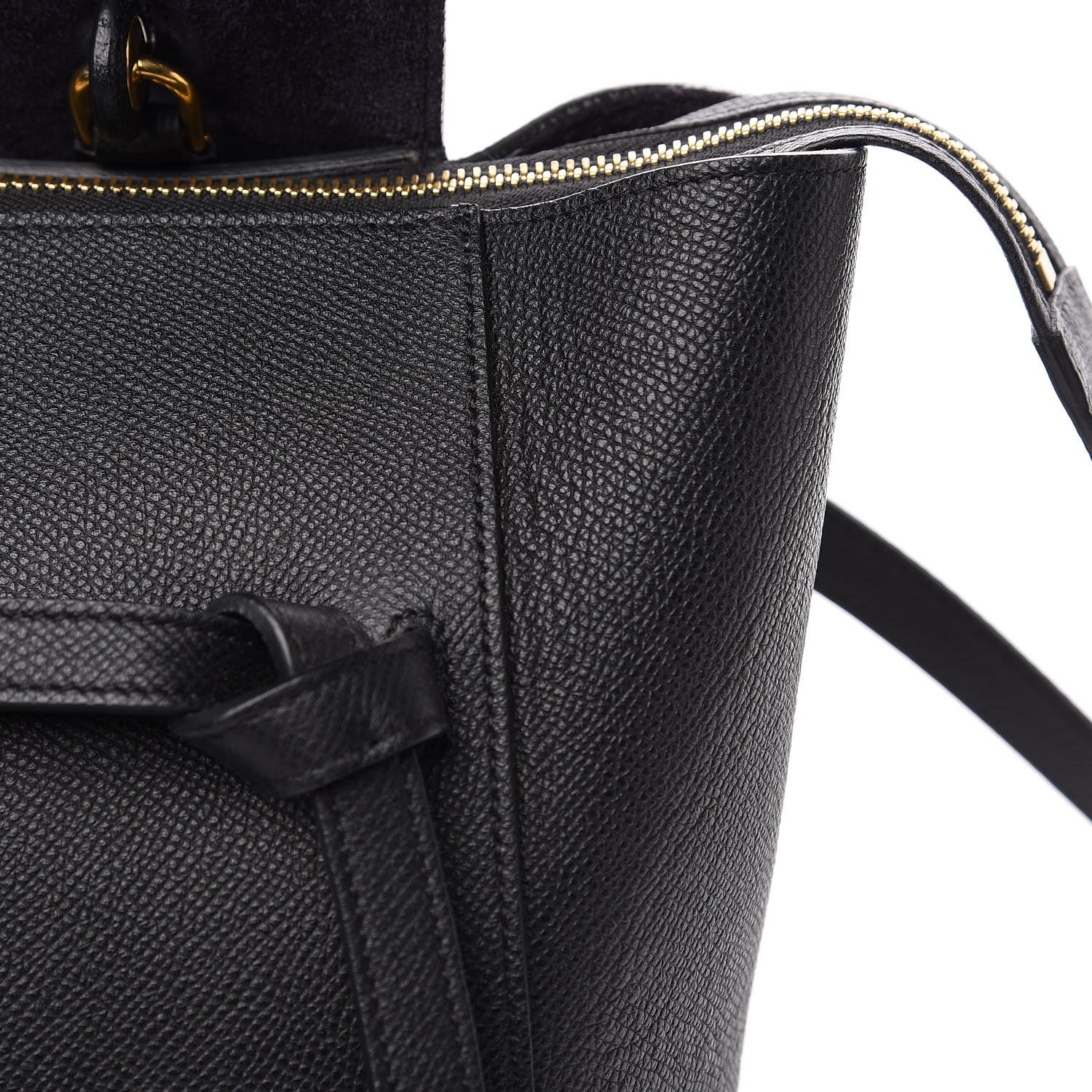 Celine Grained Calfskin Mini Belt Bag Black 6 of 12