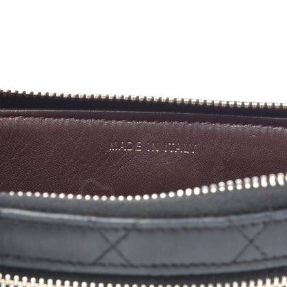 Chanel Lambskin Quilted Zip Pouch Black 8 of 13