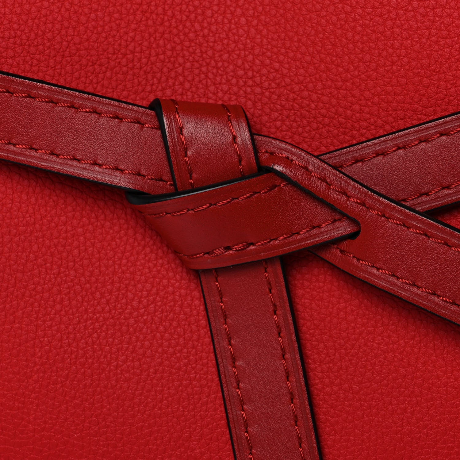 Loewe Calfskin Small Gate Tote Scarlet Red 7 of 12