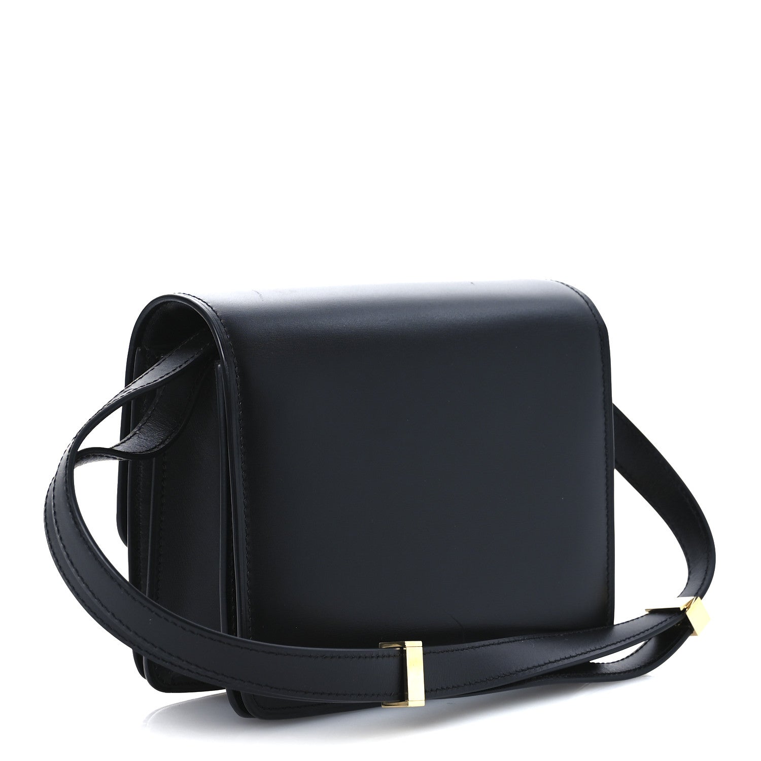 Celine Box Calfskin Small Classic Box Flap Bag Black 3 of 12