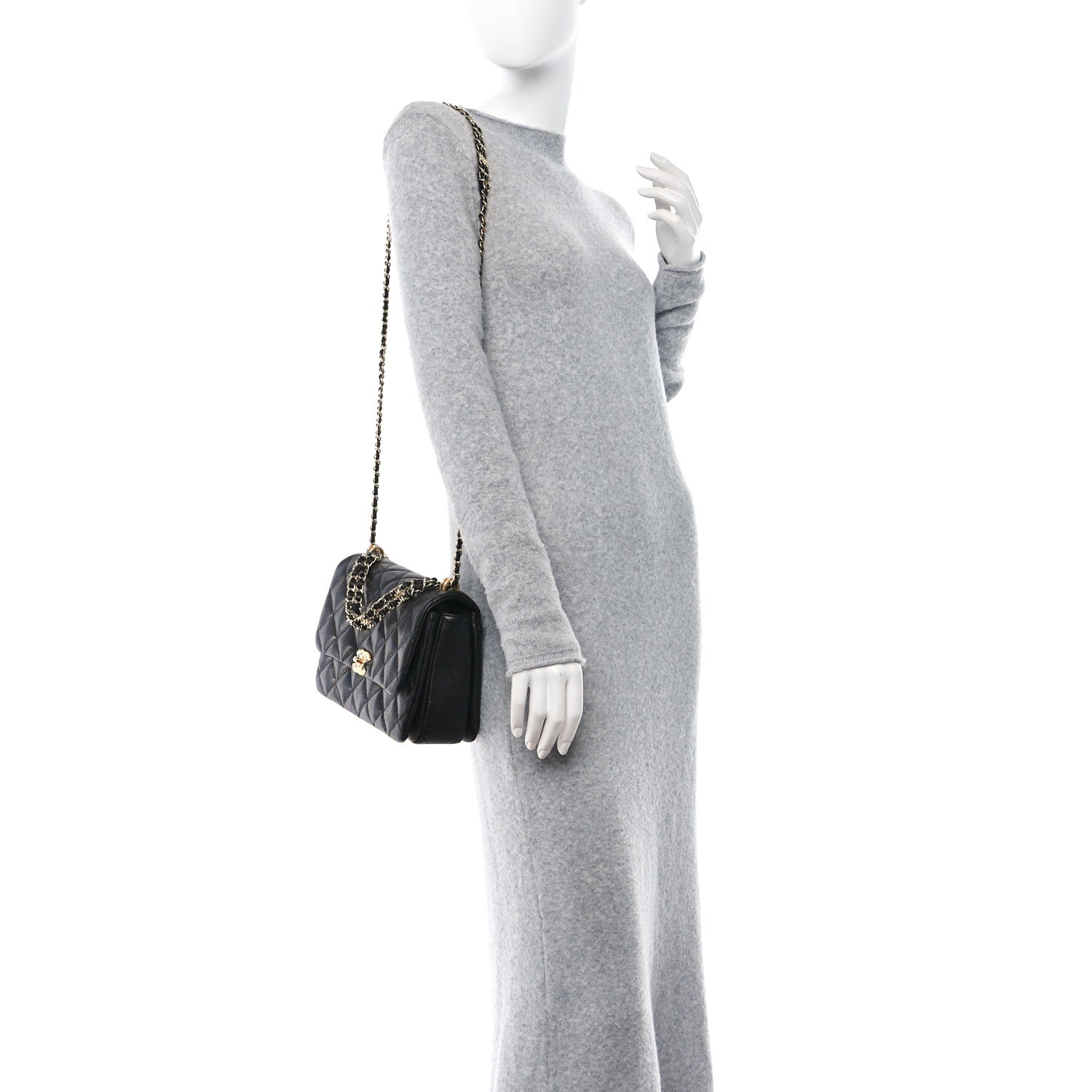 Chanel Caviar Quilted Coco First Flap Black 2 of 11