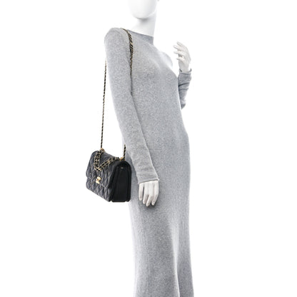 Chanel Caviar Quilted Coco First Flap Black 2 of 11