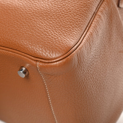 Hermes Taurillon Clemence Lindy 34 Gold 10 of 15