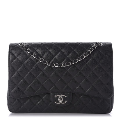 Chanel Caviar Quilted Maxi Double Flap Black 1 of 10