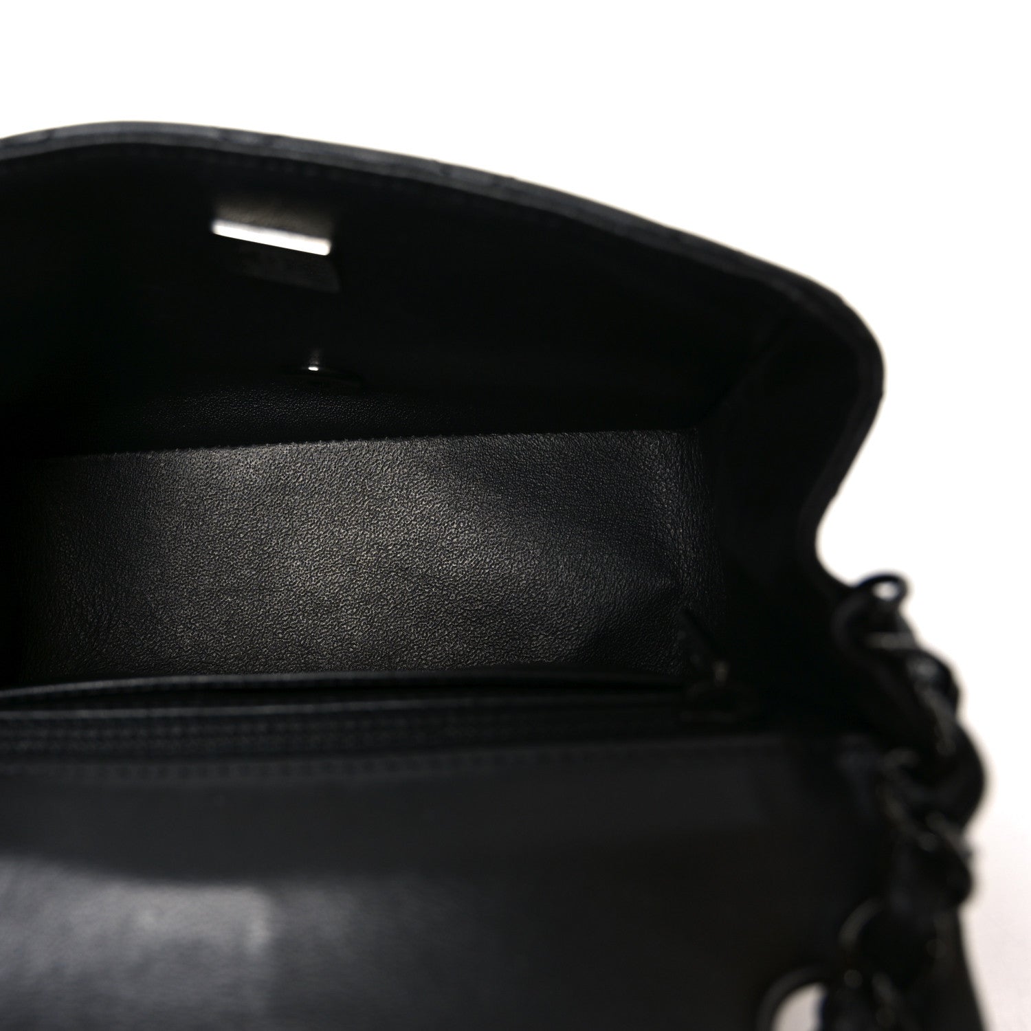 Chanel Lambskin Quilted Mini Square Flap So Black 1860581